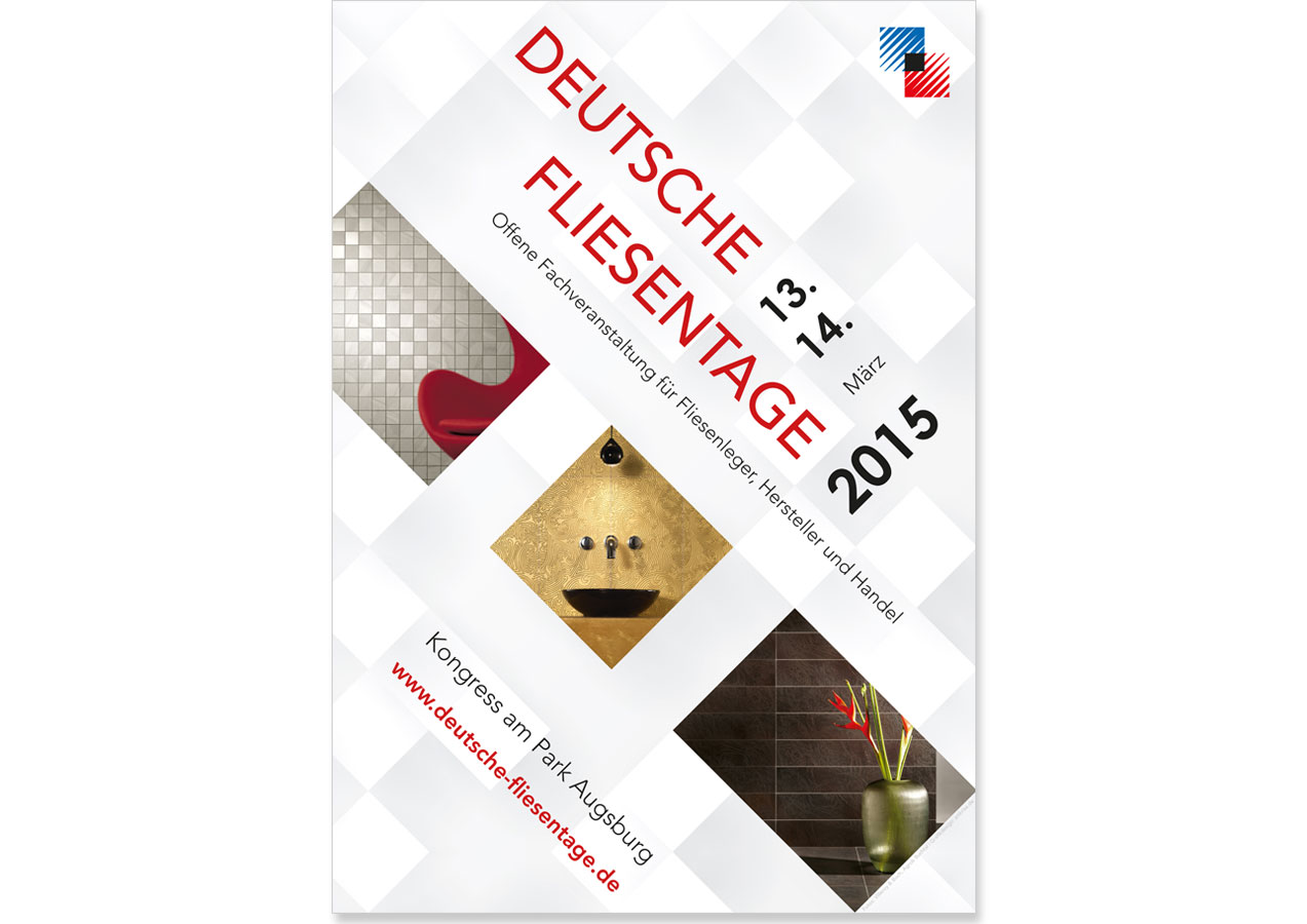 Plakat "Deutsche Fliesentage 2015"