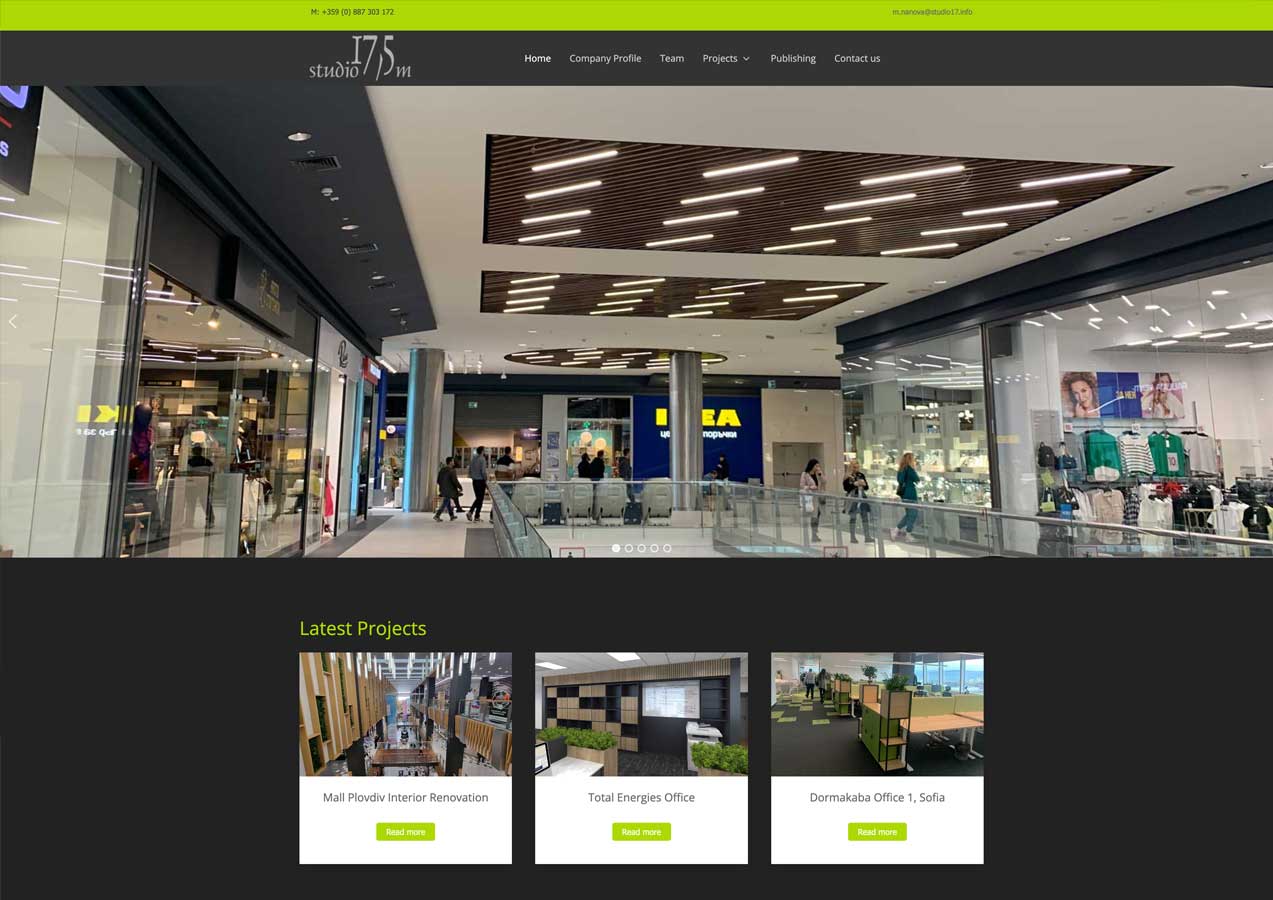 Website Studio17,5 m